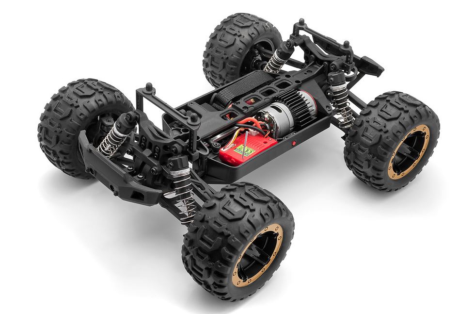 BlackZon Slyder 1:16 Monster Truck RTR Combo 4WD LED 2.4GHz Batt Charger 540101