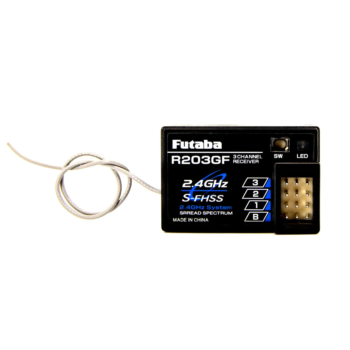 Futaba R203GF 2.4GHz S-FHSS 3-Channel Surface Receiver