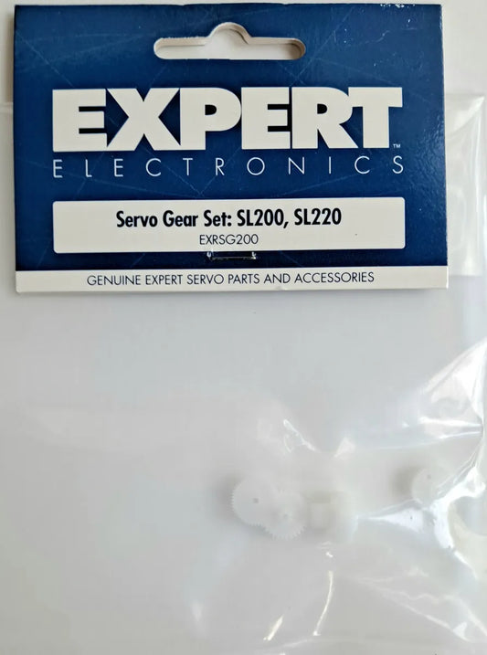 Expert Electronics Servo Gear Set: SL200, SL220 EXRSG200