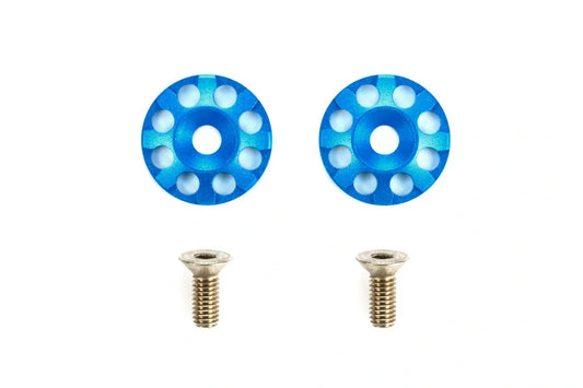 Tamiya Hop-Up Aluminum Wing Washers (Blue) #54849