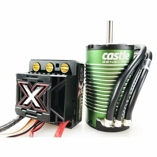 Castle Mamba Monster X 1:8 25.2V ESC 8A Peak BEC with 1512-2650KV Sensored Motor