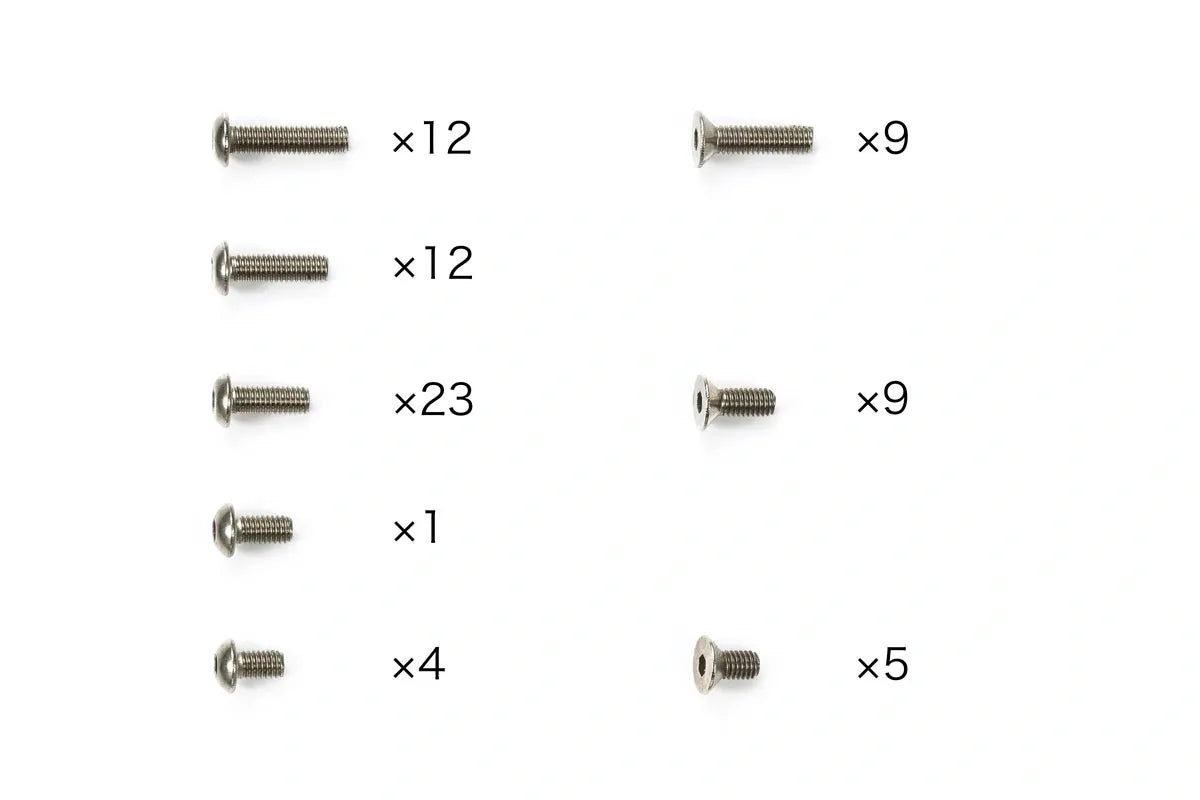 Tamiya Hop-Up TC-01 Titanium Screw Set #47449