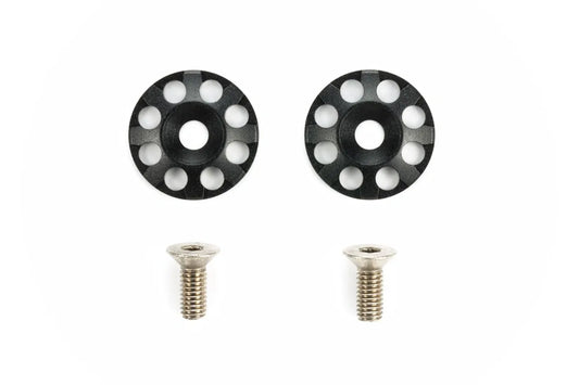 Tamiya Hop-Up Aluminum Wing Washers (Black) #54848