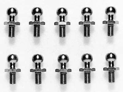 Tamiya Hop-Up 5mm Aluminum Ball Connector (10 pcs) #53284