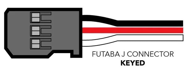 Futaba Receiver 4 AA Battery Box with J-Connector FBB-2