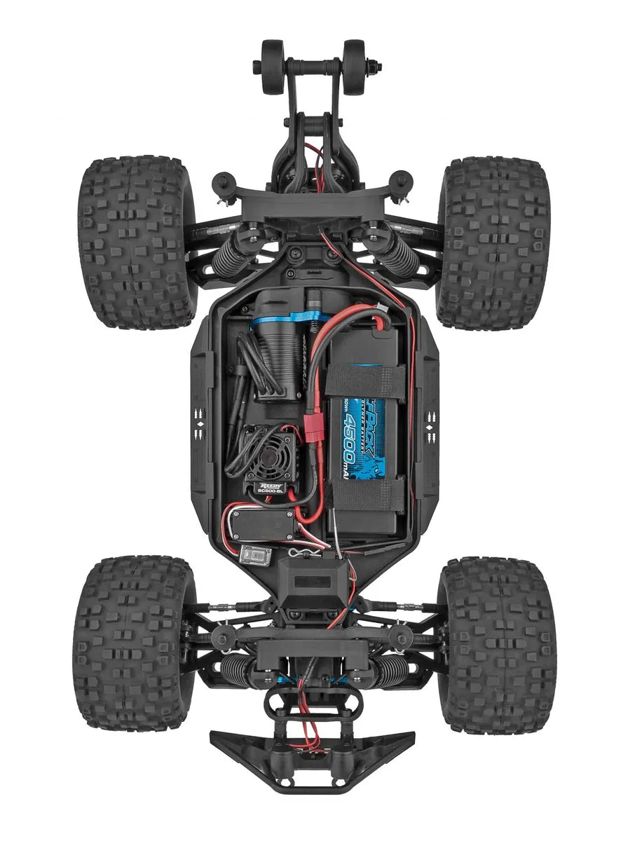 Team Associated RIVAL MT10 1/10 RTR Brushless 4WD Monster Truck V2, Red #20518