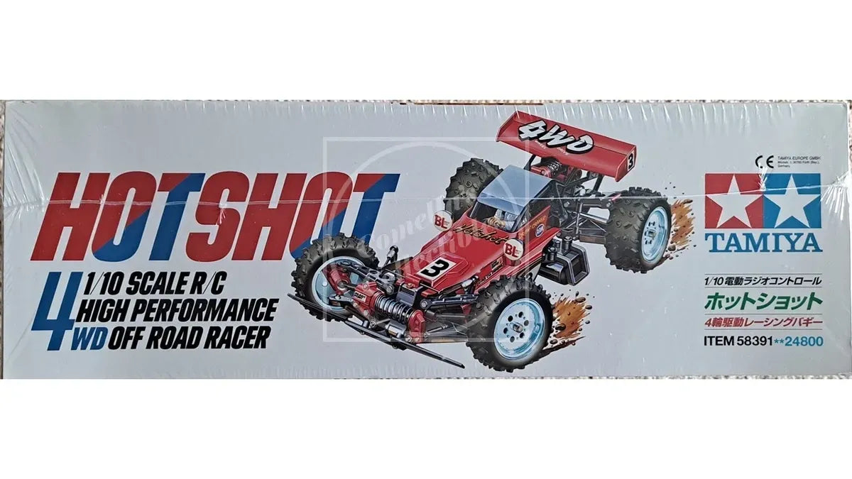 Tamiya RC 1/10 Hotshot 4WD Kit with 540 Motor & HobbyWing ESC #58391-60A