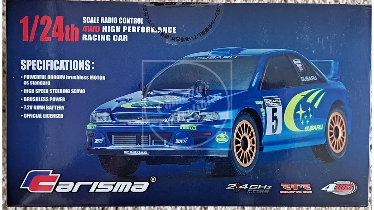 Carisma GT24 1/24 Scale Subaru Impreza WRC 1999 4WD RTR Brushless #80068