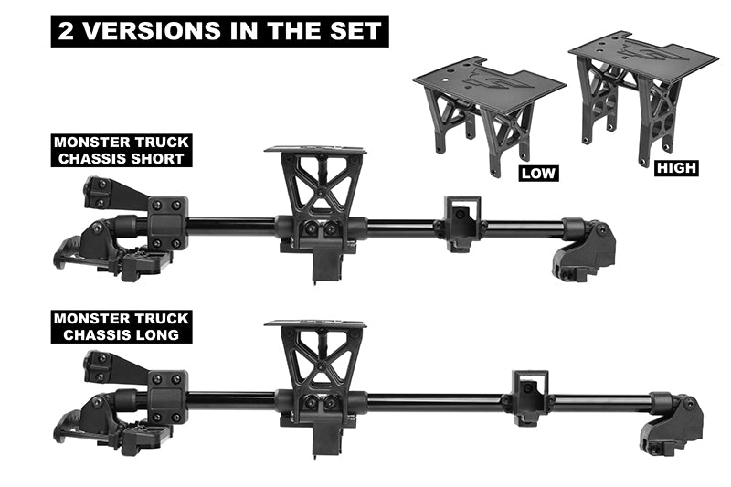 Team Corally Xtreme Chassis Brace Kit for Early Corally 1/8 Models C-00180-910