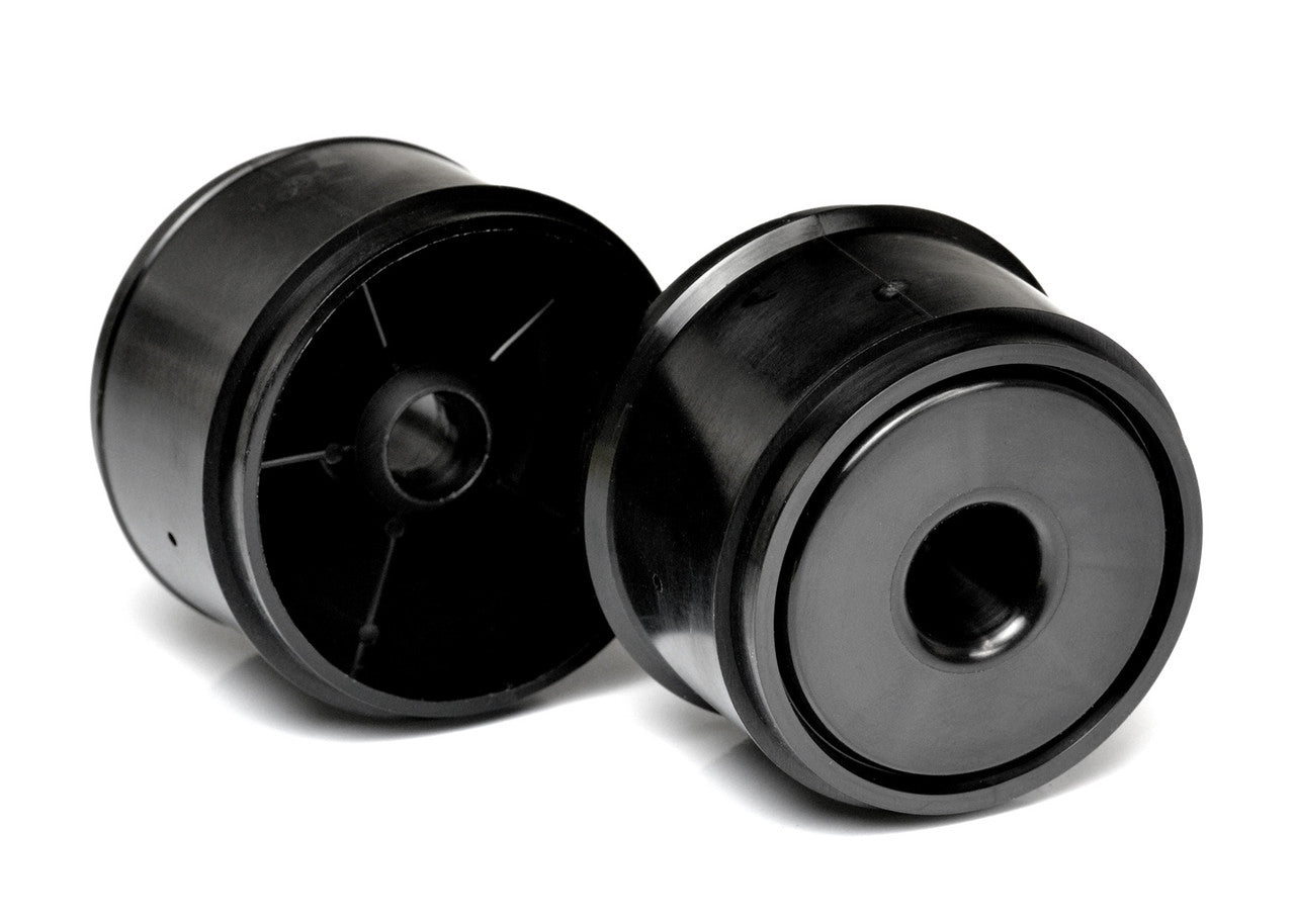 Exotek 1/10 F1 Front Disk Wheels Black (1 Pr) for Exotek F1 tires only #2120