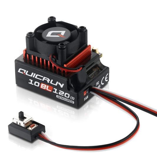 Hobbywing QUICRUN 10BL120 G2 Brushless ESC 1/10 120A Sensored 30125002