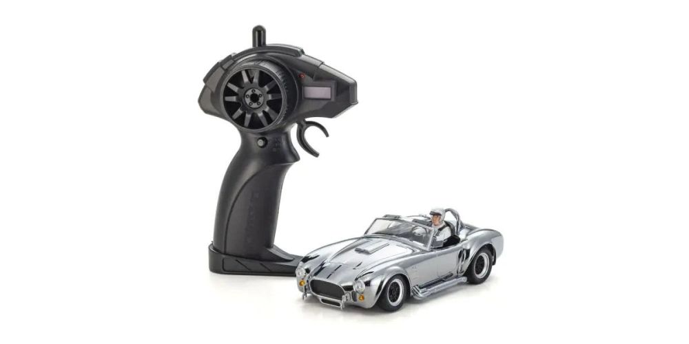 Kyosho First Mini-Z 1:28 Shelby Cobra 427 S/C Chrome RTR 66610C