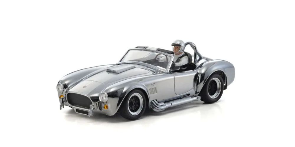 Kyosho First Mini-Z 1:28 Shelby Cobra 427 S/C Chrome RTR 66610C