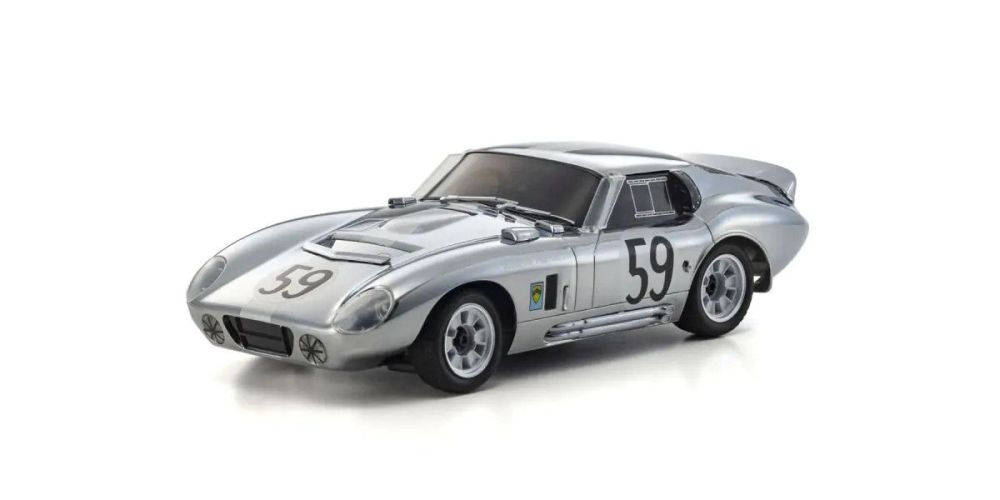 Kyosho First Mini-Z 1:28 Shelby Cobra Daytona Chrome RTR 66611C