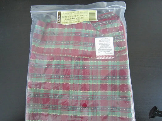 Longaberger 2008 Holiday Hostess Large Wrap It Up Liner - #23634293 - NIB