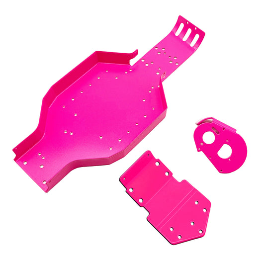 Ltd Ed Authentic RC10T Chassis - Powder-Coated Retro Pink RCE7805P
