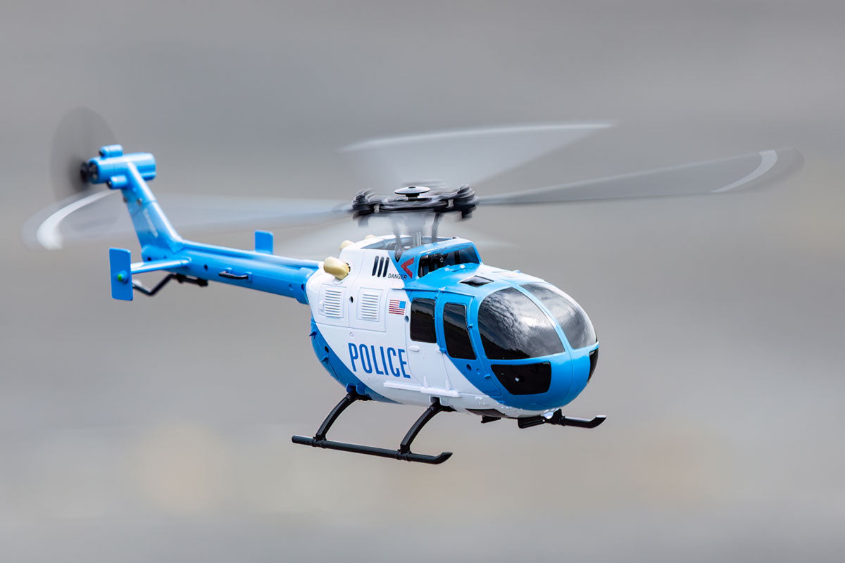 Rage RC 4-Blade Police RTF Helicopter RGR6051