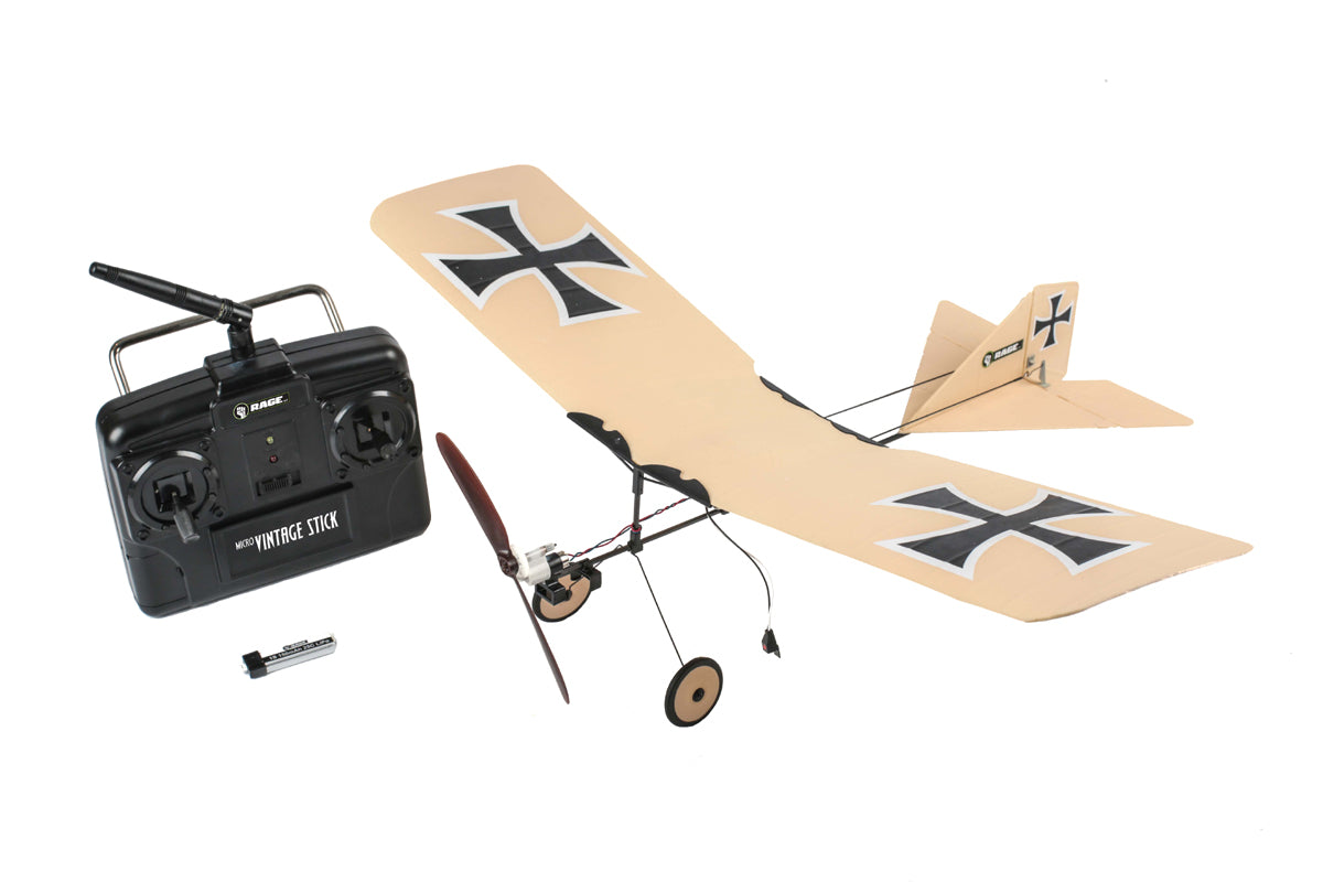 Rage RC Micro Vintage Stick RTF Airplane (Tan) RGRA1111