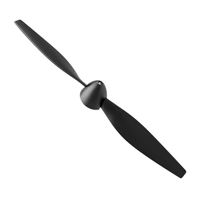 Black propeller on a white background