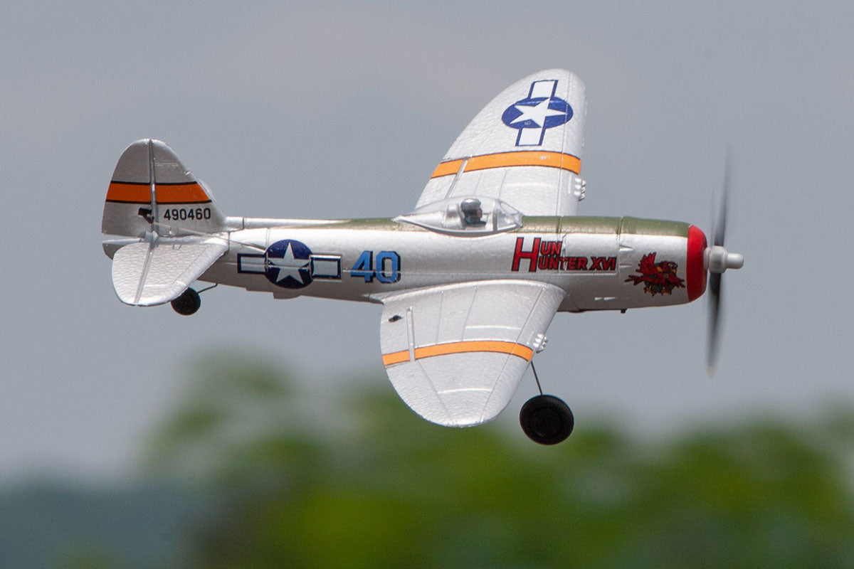 Rage RC P-47 Thunderbolt Micro RTF Airplane w/ Pilot Assist PASS RGRA1307