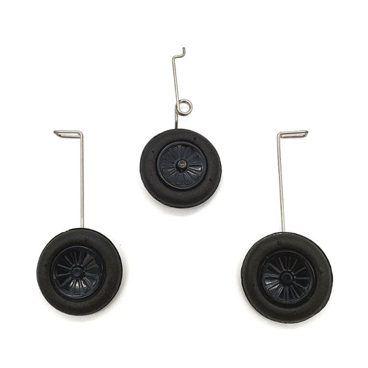 Rage RC RGRA1327B Landing Gear Set for T-28 Micro (Snap in Style)