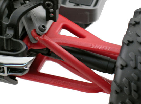 RPM Red Upper & Lower A-Arm Set for 1/16 Mini E-Revo #80699