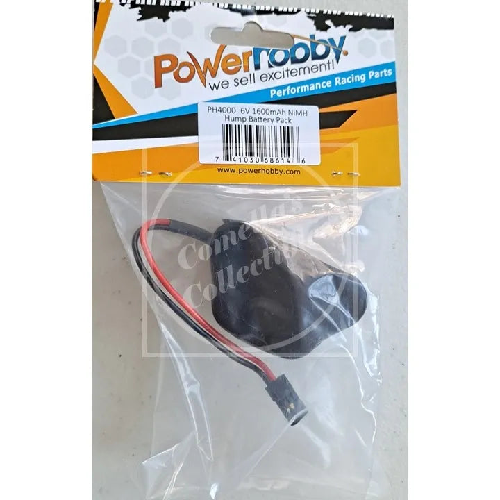 Powerhobby 6V 1600mAh NiMH Hump Battery Pack with Hitec Connector PH4000