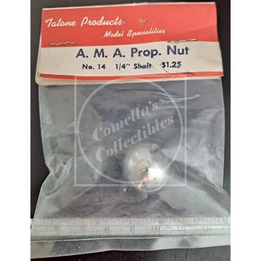 Vintage NOS Tatone Products A. M. A. RC Prop Nut 1/4" Shaft #14