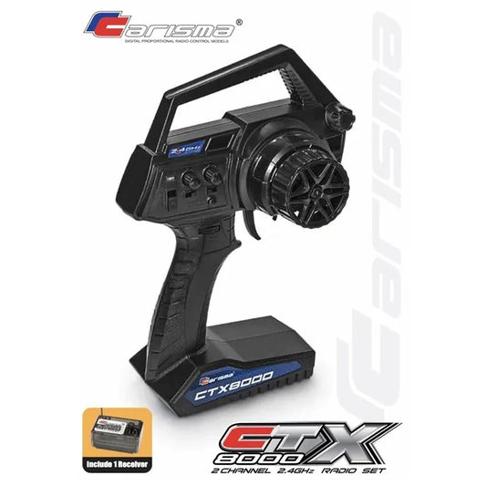 RC Starter Pack - 2-Ch Radio Set, Servo, 3000mAh NiMH Battery and Charger