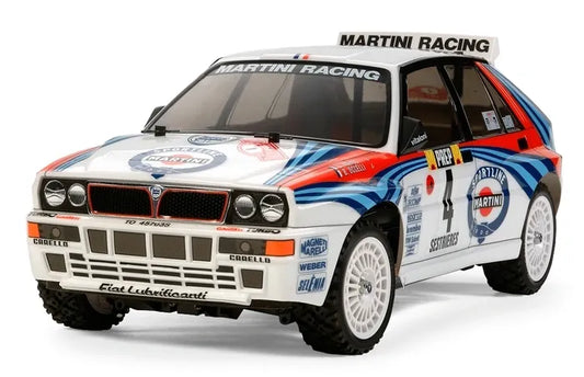 Tamiya 1/10 Lancia Delta Integrale 4WD Kit TT-02 Chassis Motor & ESC #58570-60A