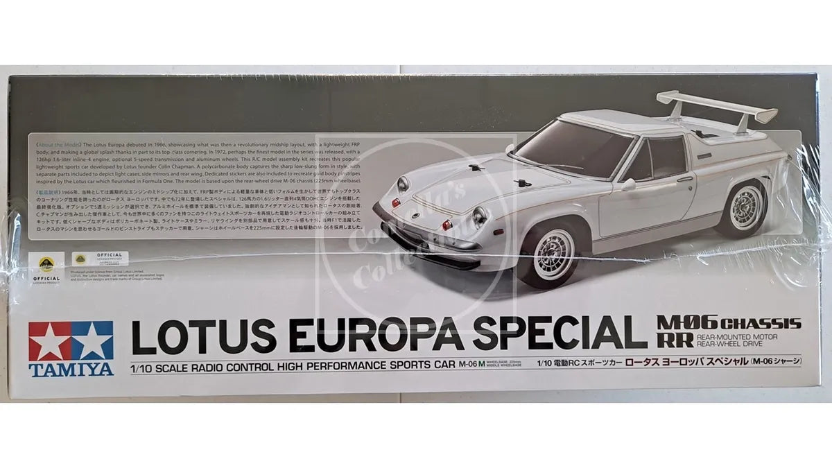 Tamiya 1/10 Lotus Europa Special M-06M Chassis 2WD with Motor & ESC #58698-60A