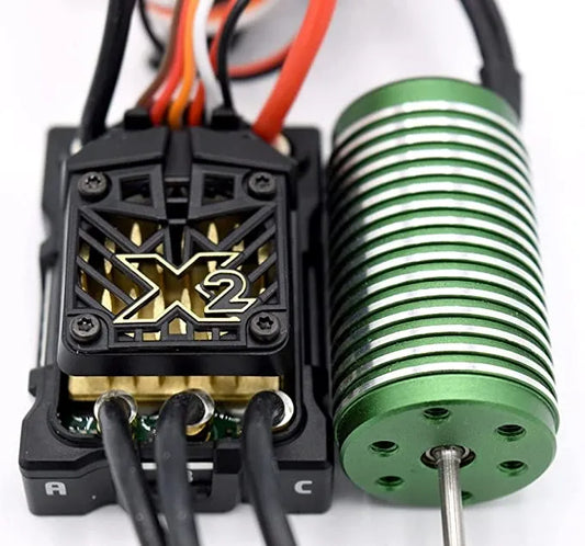 Castle Mamba Micro X2, 16.8V, WP Sensored ESC with 0808-8200KV Motor Combo