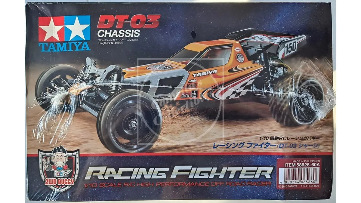 Tamiya 1/10 Racing Fighter Buggy 2WD Kit w/ motor & ESC DT-03 Chassis #58628-60A