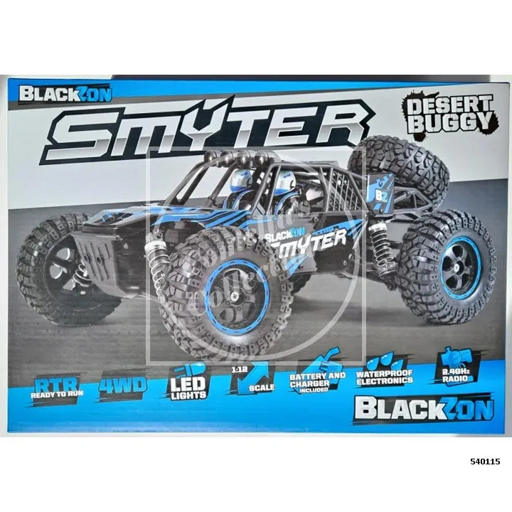 BlackZon Smyter 1:12 Desert Buggy RTR Combo 4WD LED 2.4GHz Batt Charger 540115