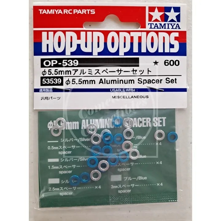 Tamiya Hop-Up Options 5.5mm Aluminum Spacer Set OP-539 53539