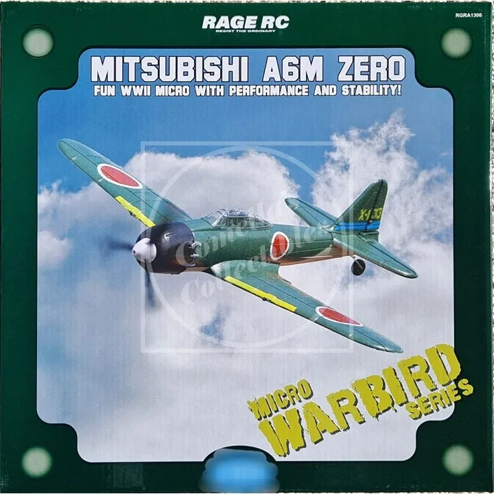 Rage RC Mitsubishi A6M Zero Micro RTF Airplane w/ Pilot Assist PASS RGRA1306