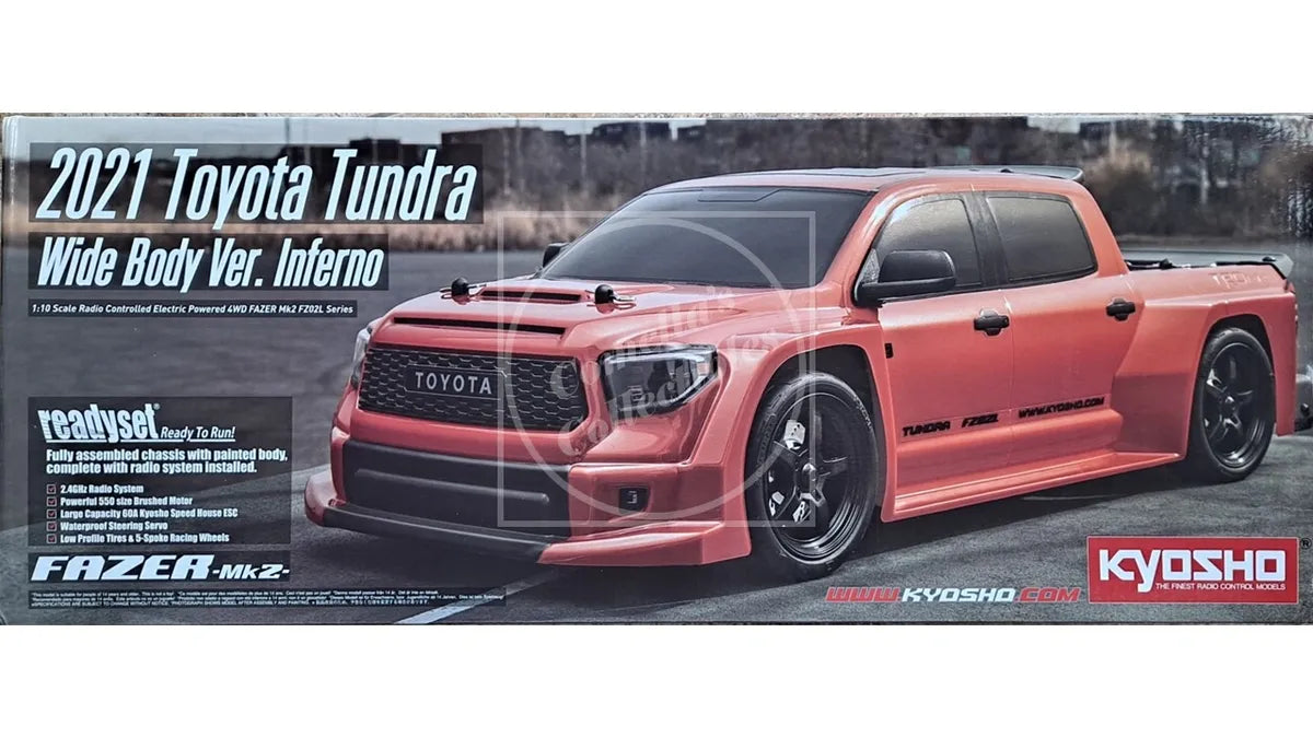 Kyosho Fazer Mk2 2021 Toyota Tundra Wide Body Inferno RTR Brushed 2.4GHz 34432T1