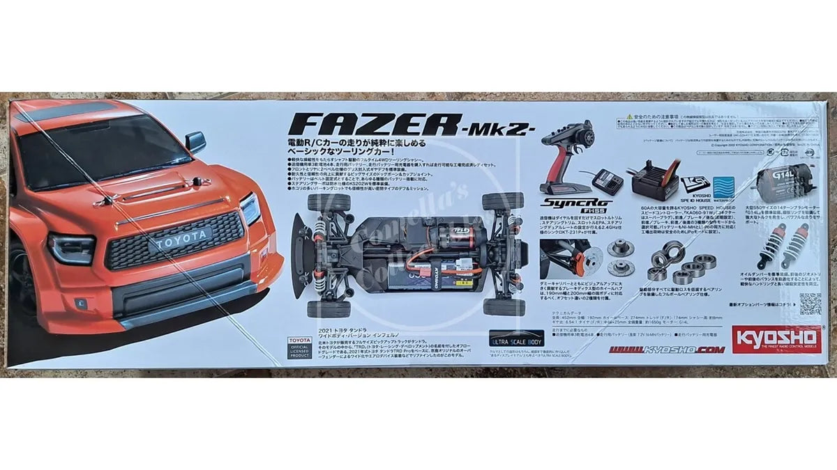 Kyosho Fazer Mk2 2021 Toyota Tundra Wide Body Inferno RTR Brushed 2.4GHz 34432T1