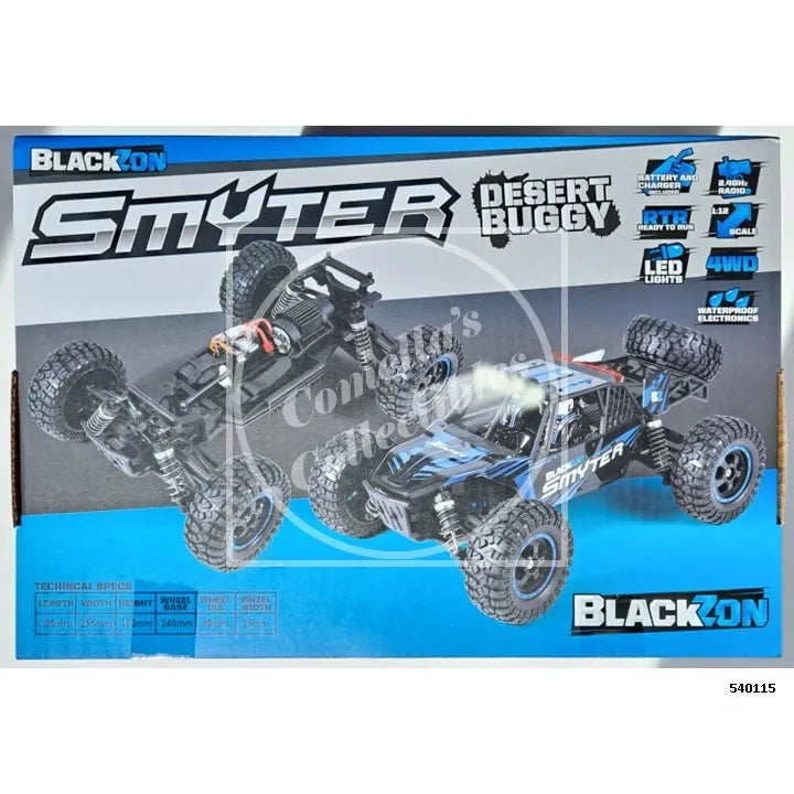 BlackZon Smyter 1:12 Desert Buggy RTR Combo 4WD LED 2.4GHz Batt Charger 540115