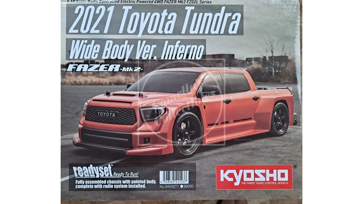 Kyosho Fazer Mk2 2021 Toyota Tundra Wide Body Inferno RTR Brushed 2.4GHz 34432T1