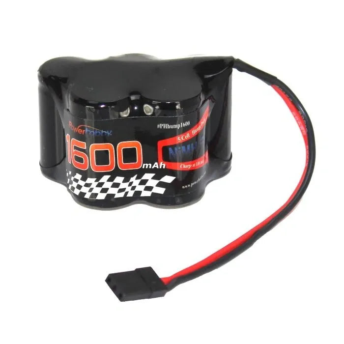 Powerhobby 6V 1600mAh NiMH Hump Battery Pack with Hitec Connector PH4000