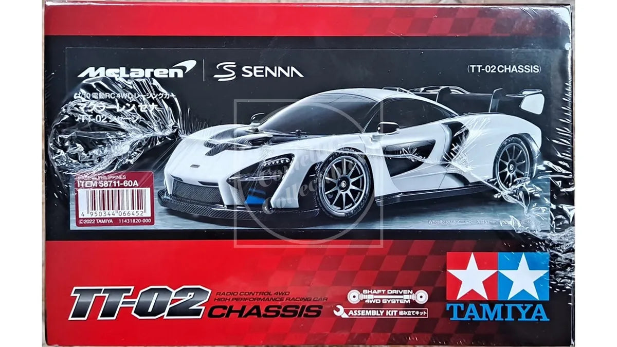 Tamiya 1/10 McLaren Senna 4WD Kit w/ Motor ESC TT-02 Chassis #58711-60A