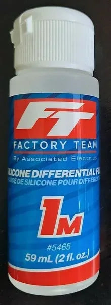 Factory Team Associated Silicone Diff Fluid 1,000,000 cSt #5465 2 fl.oz. 59mL