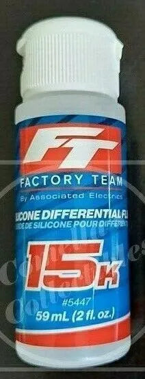 Factory Team Associated Silicone Diff Fluid 15,000 cSt #5447 2 fl.oz. 59mL
