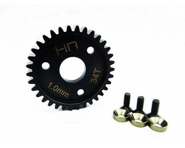 Hot Racing HR 34T Steel Spur Gear 1.0 Mod for Traxxas Revo 3.3/Slayer Pro 4X4