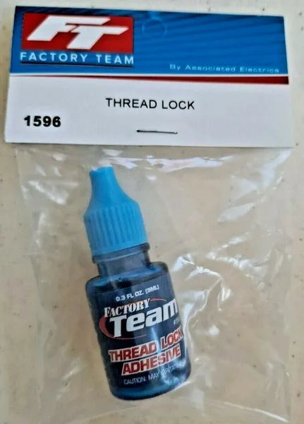 Factory Team Associated Electrics Thread Lock Adhesive .3 Fl Oz (9ml) 1596