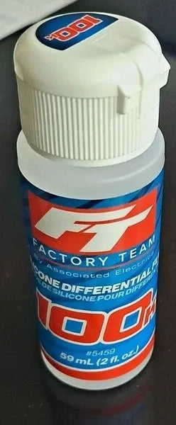 Factory Team Associated Silicone Diff Fluid 100,000 cSt #5459 2 fl.oz. 59mL