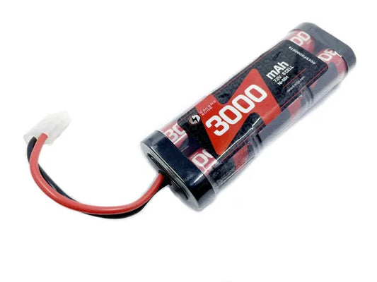 Racers Edge 3000mAh 7.2V 6-Cell NiMH Flat Battery Pack w/ Tamiya Plug