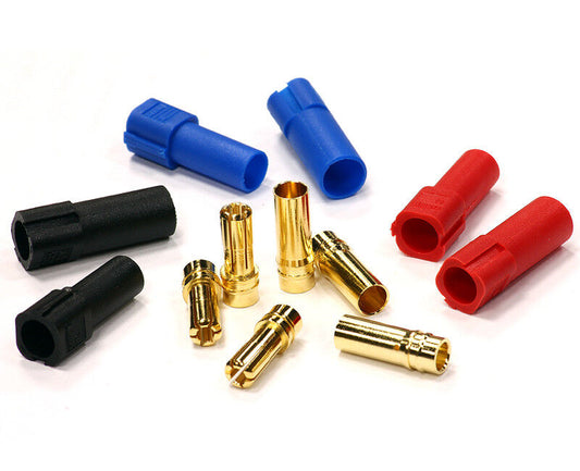 Integy High Current Gold Plated 6mm Bullet Brushless Motor Connector Set C24672