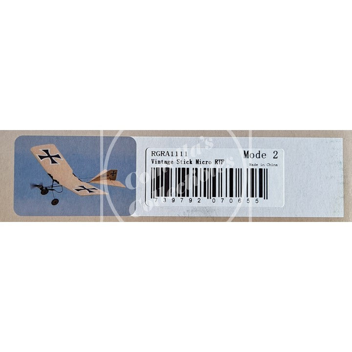 Rage RC Micro Vintage Stick RTF Airplane (Tan) RGRA1111